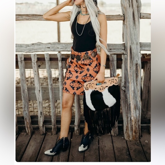 Home Folk Women’s Horse Lover Mini Skirt - Picture 8 of 10